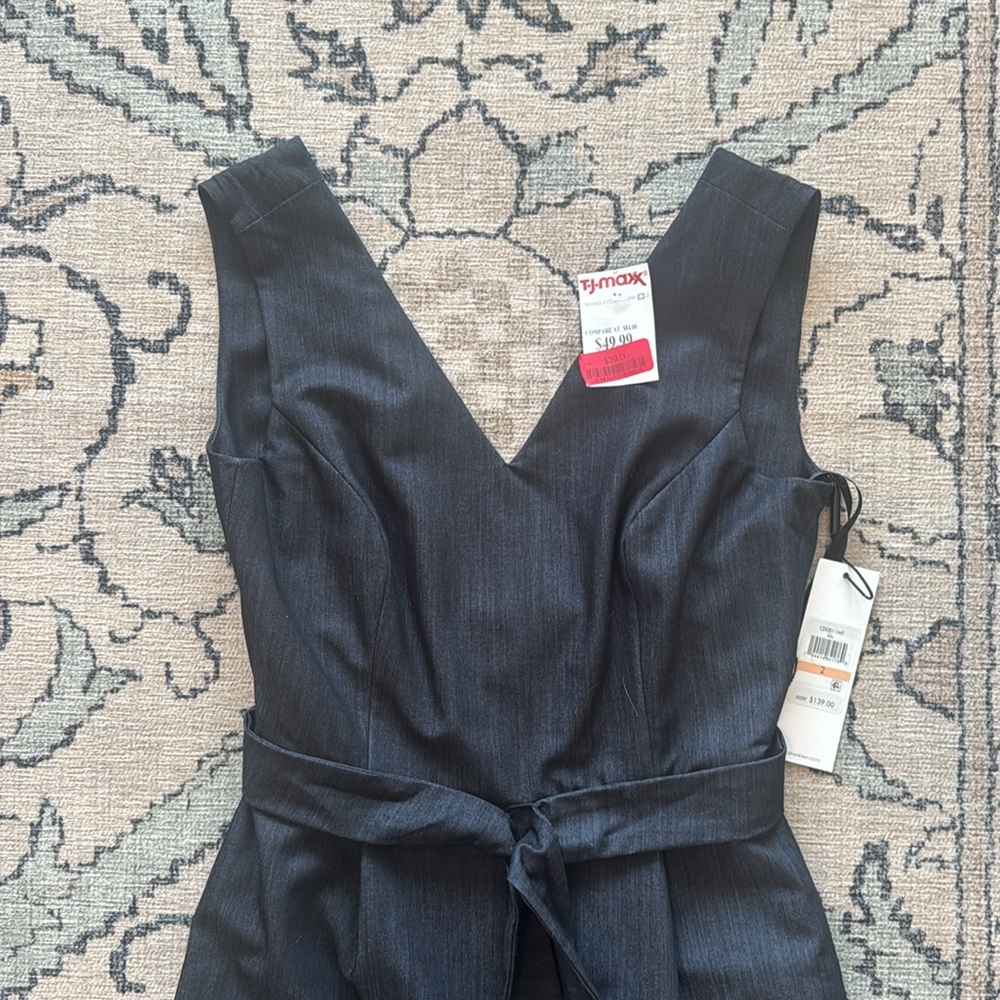 NWT Calvin Klein Dark Blue Jumpsuit - Picture 4 of 12